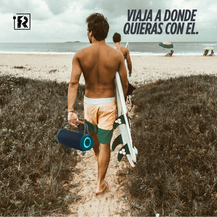 Parlante La Bomba - 30W Potencia - 6H De Batería