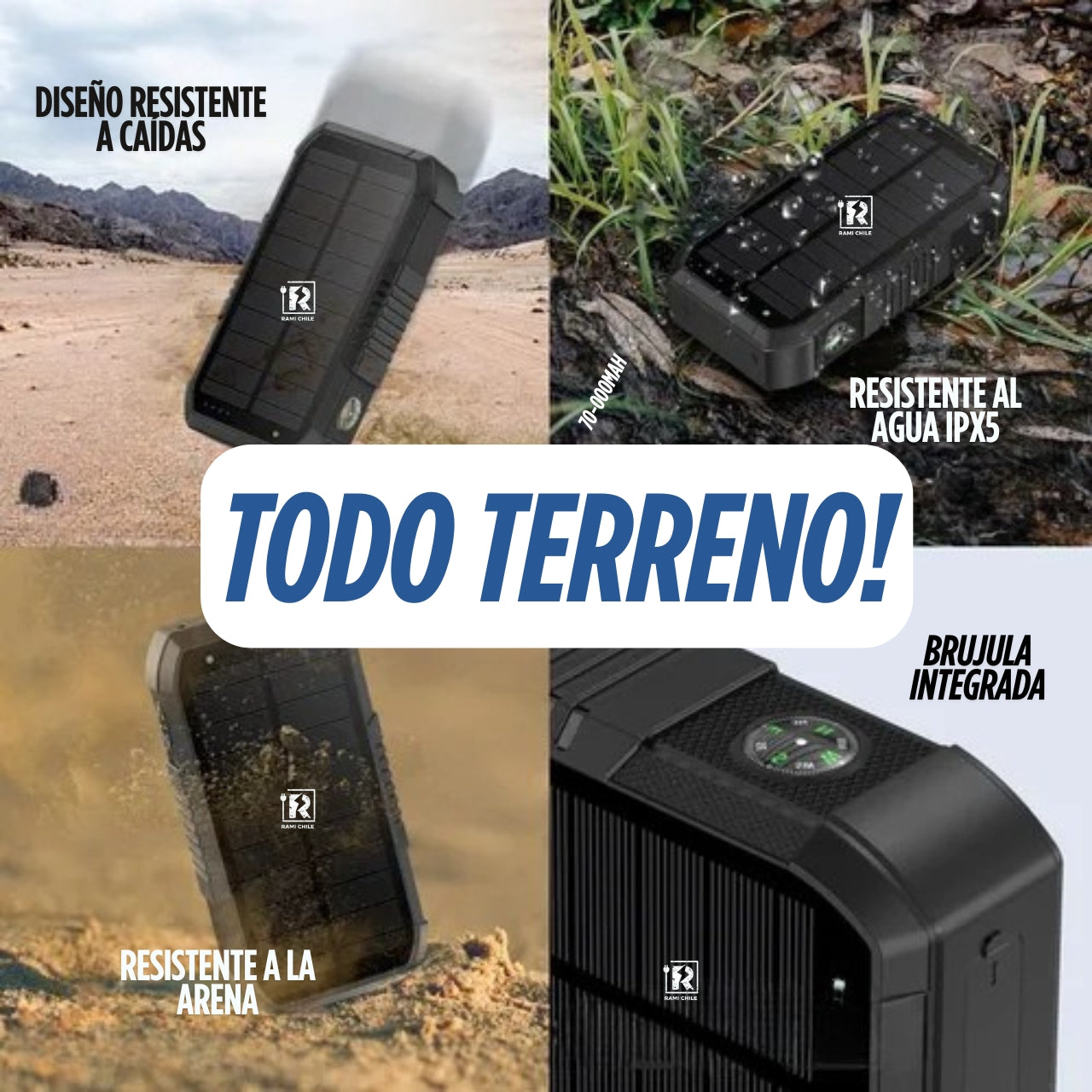 Cargador Portátil Rami Chile Dynamo PRO MAX ⭐⚡