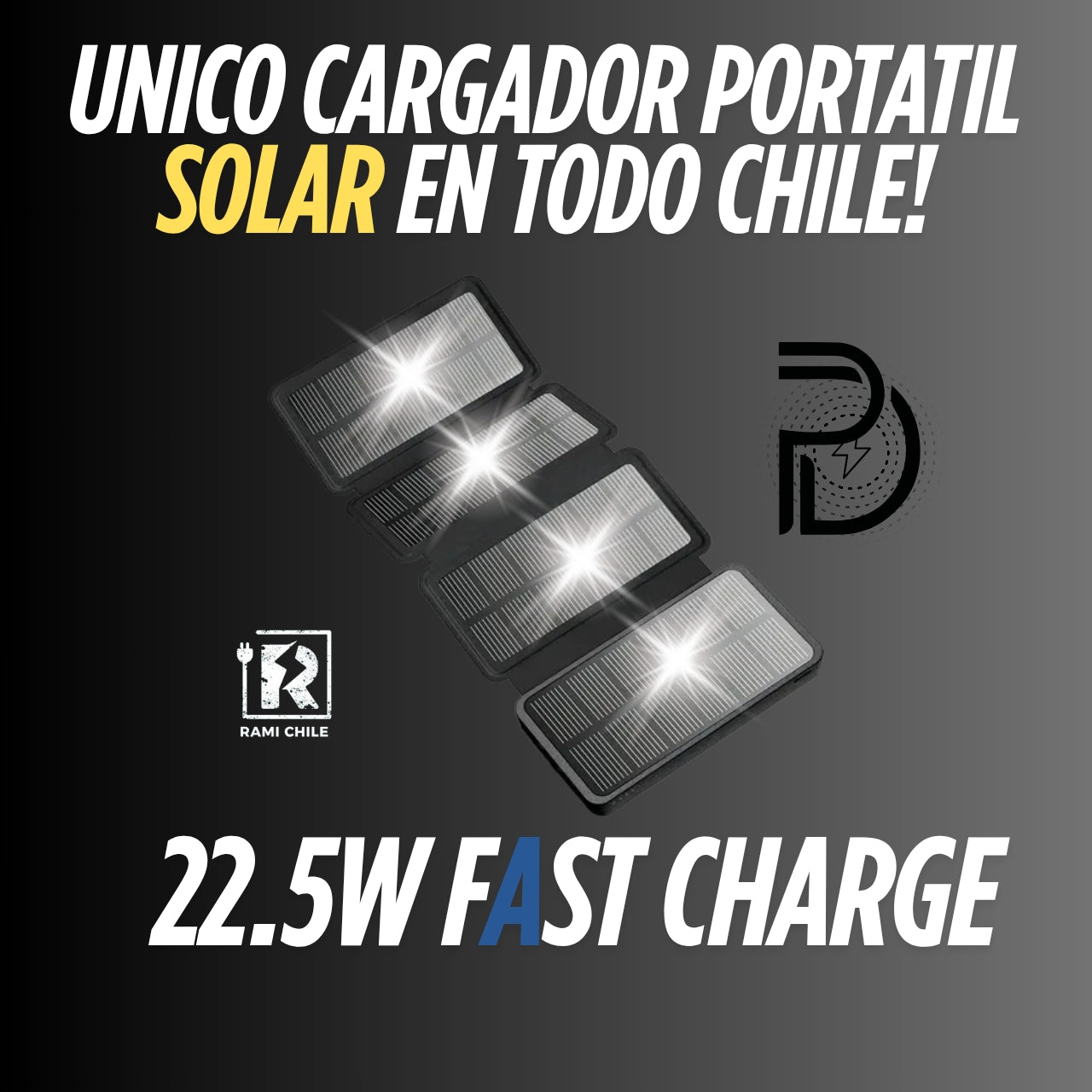 Cargador Portátil Rami Chile Solar MAX PRO ☀️