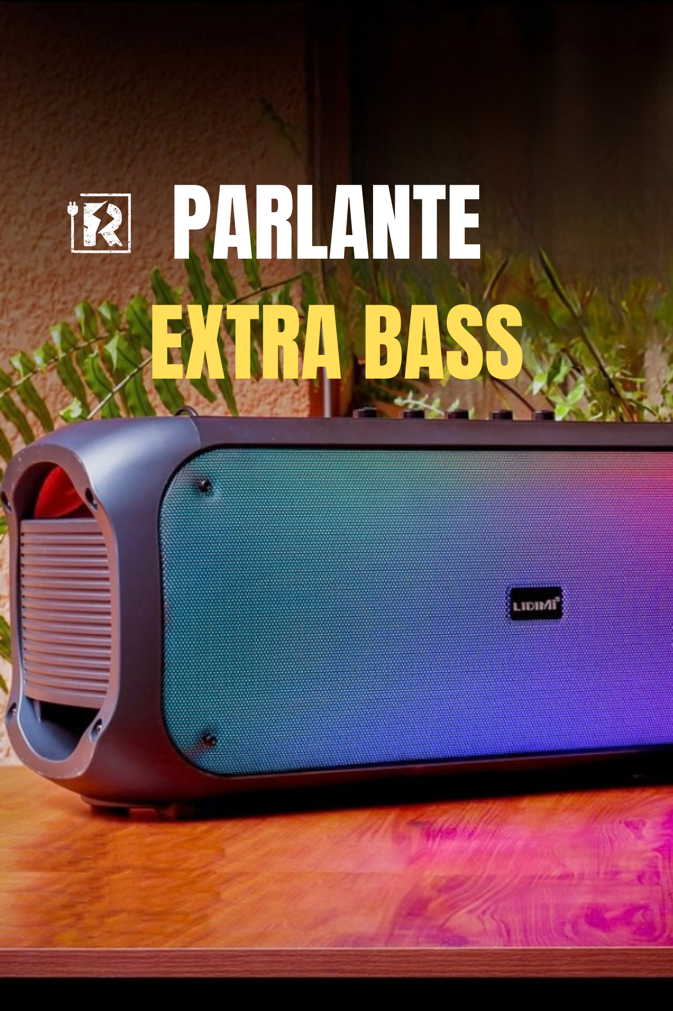 Ciclón - Parlante Bluetooth LIDIMI S630