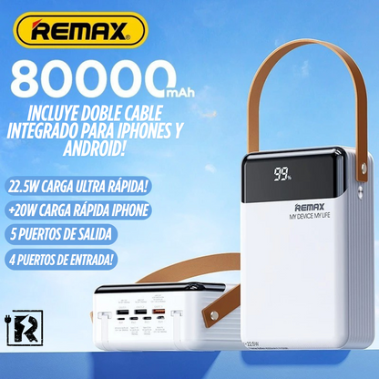 Cargador Pórtatil Remax Lesu ll Series 80.000mAh