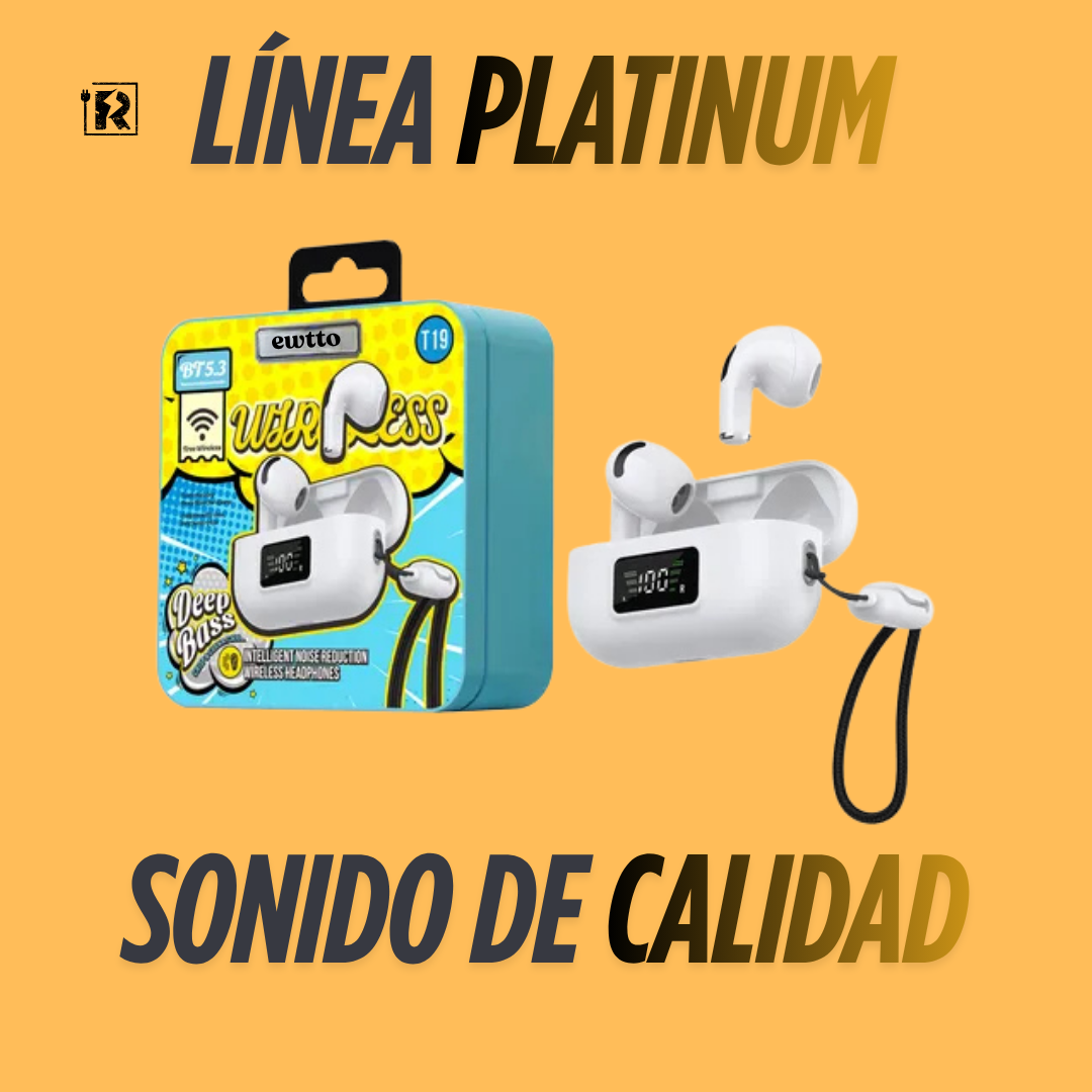 Audifonos Bluetooth EWTTO Vintage - Llamadas Nítidas - Super Bass