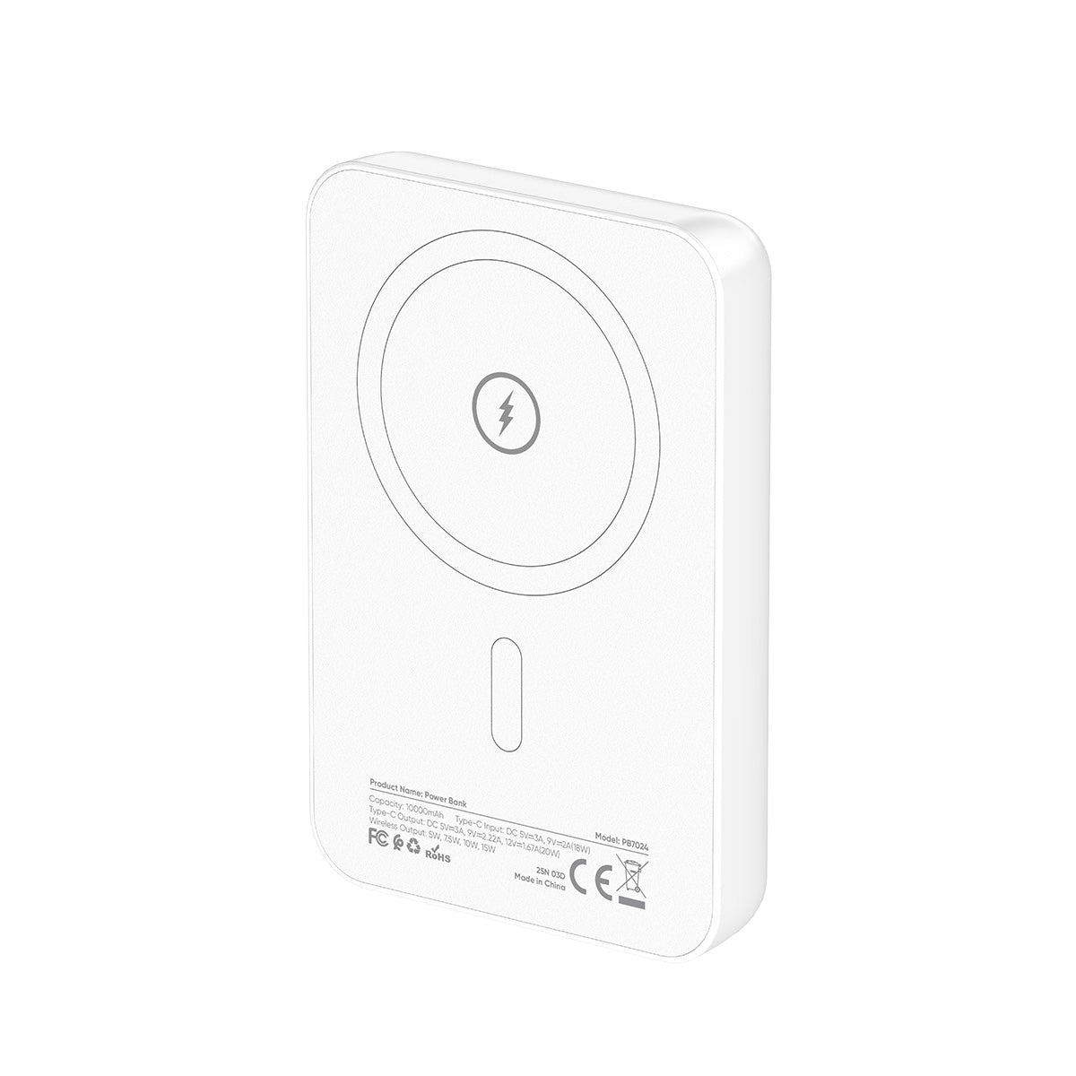 Cargador Portátil Vidvie Inalámbrico Wireless MagSafe 10.000mAh Carga Rápida Power Delivery 20W+15W