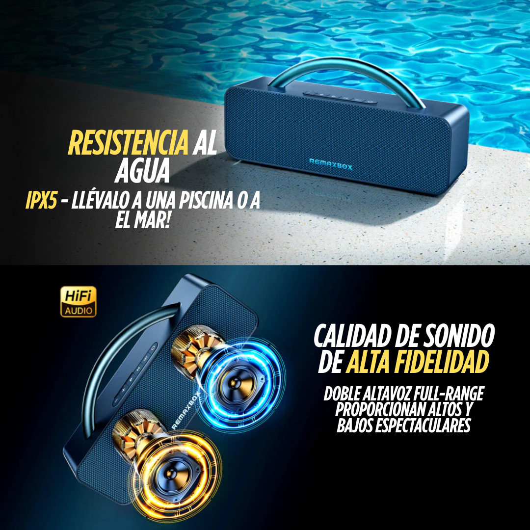 Parlante Remax M72 Mango Aluminio 20W RMS