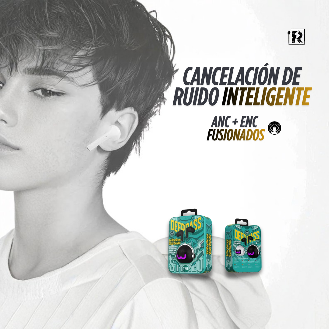 Audifonos Bluetooth Criptón EWTTO Deep Bass Llamadas Claras