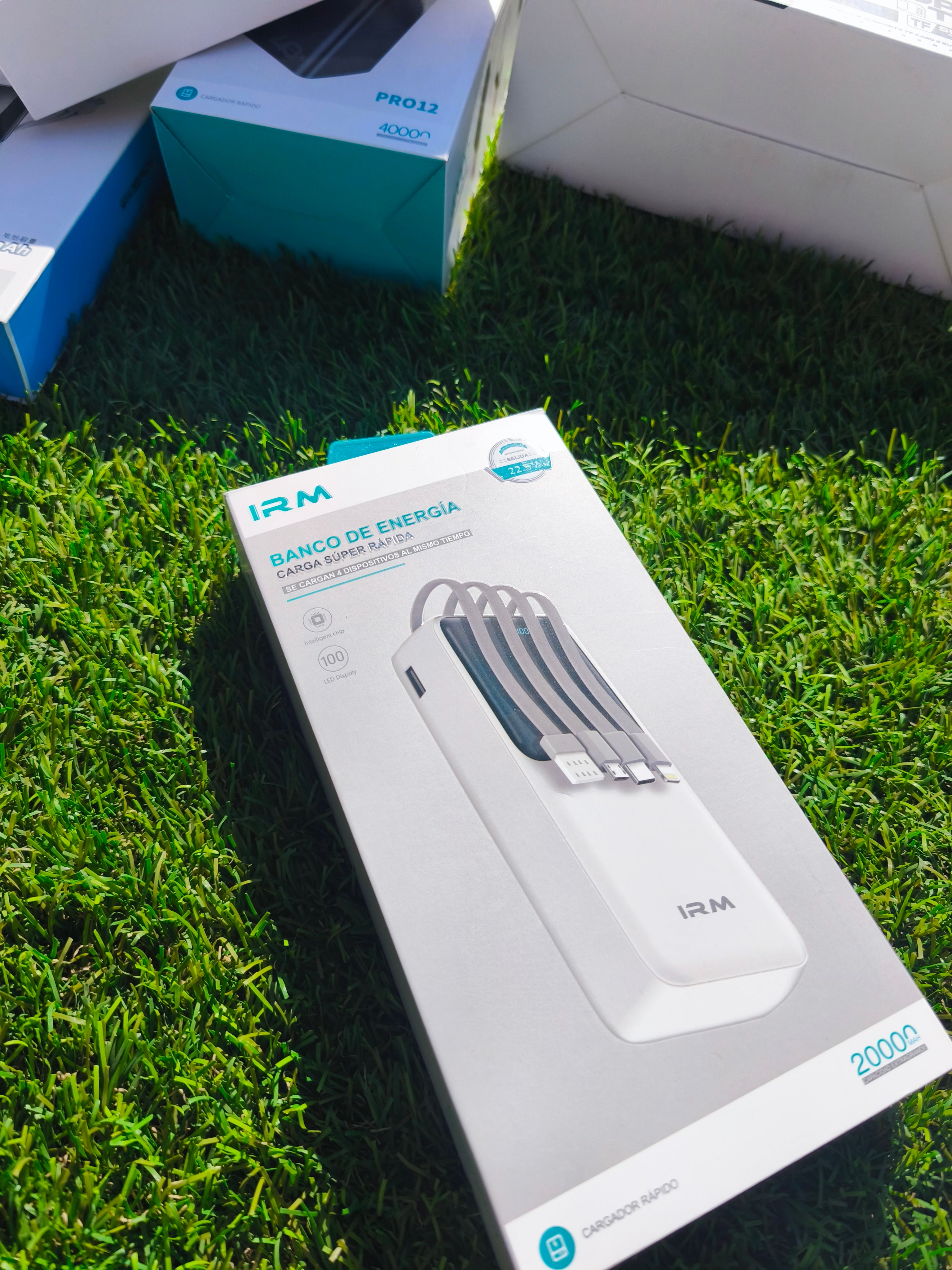 Cargador Portátil IRM Pro 9 20.000mAh Capacidad