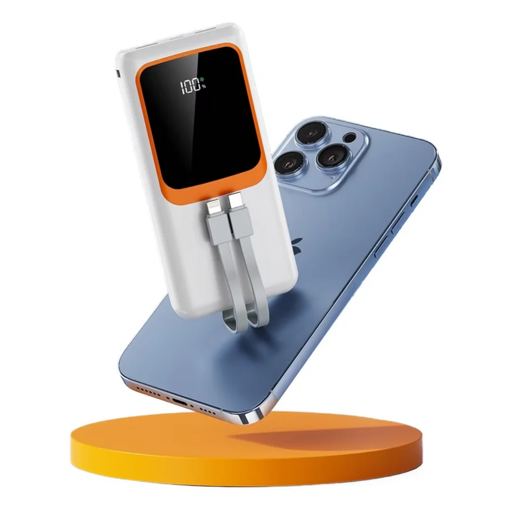 Cargador IRM Pro 11 20.000mAh Capacidad 22.5W Cables Integrados Pantalla Digital