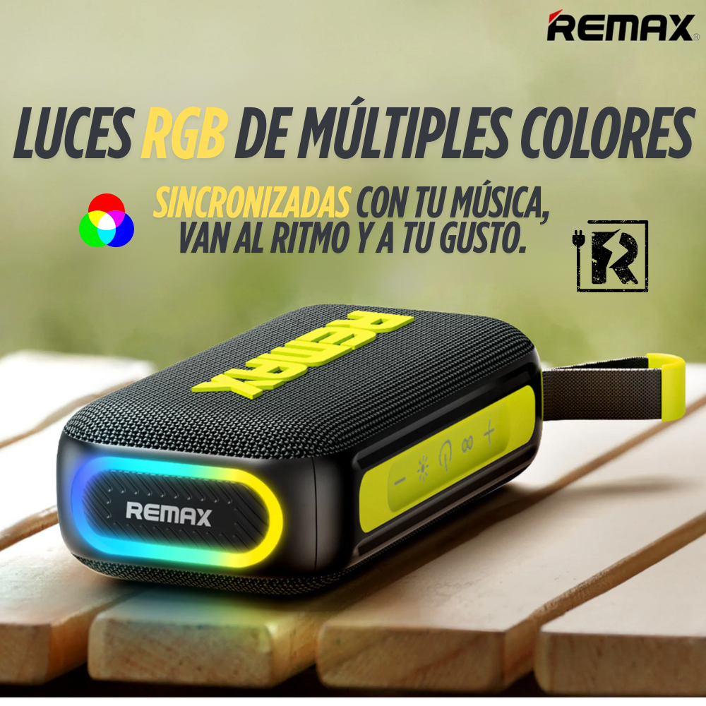 Parlante Remax M10 Parlante Bluetooth Portátil 5.4V 20W RMS 4H Uso Continuo!
