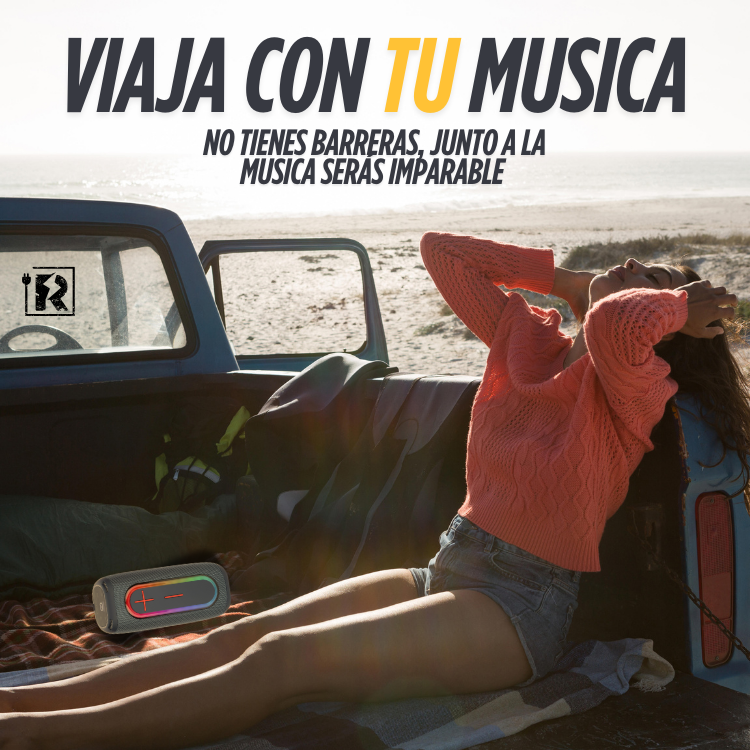 Parlante APOLO 🚀 25W RMS Potencia - 6H Batería