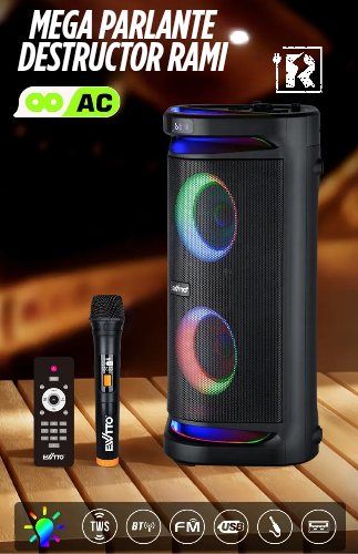 Parlante DESTRUCTOR Party EWTTO 110W RMS 12.000mAh