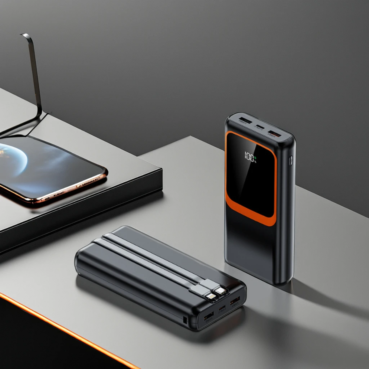 Cargador IRM Pro 11 20.000mAh Capacidad 22.5W Cables Integrados Pantalla Digital