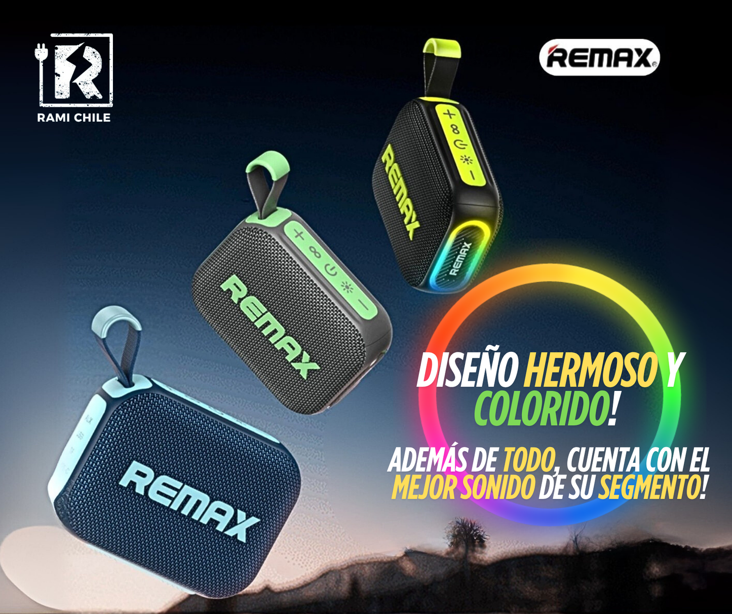 Parlante Bluetooth Remax M7 10W RMS Sumergible IP67