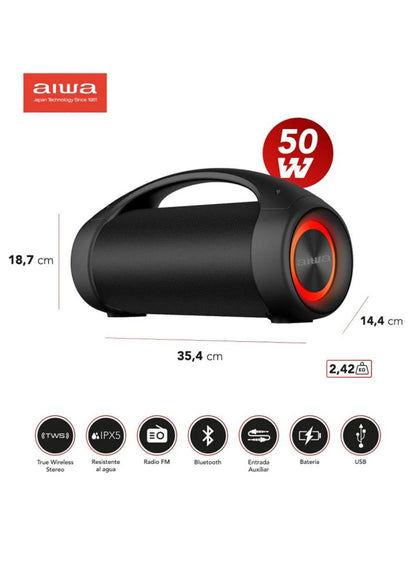 Parlante Bluetooth AIWA 50W RMS