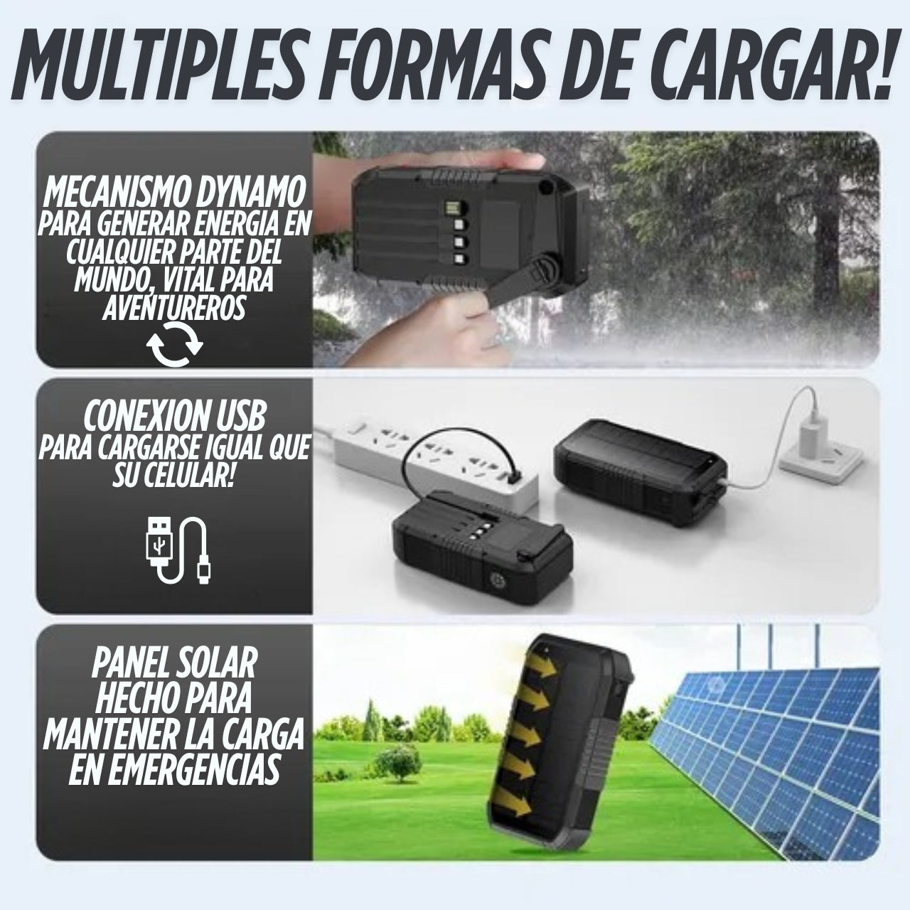 Cargador Portátil Rami Chile Dynamo PRO MAX ⭐⚡