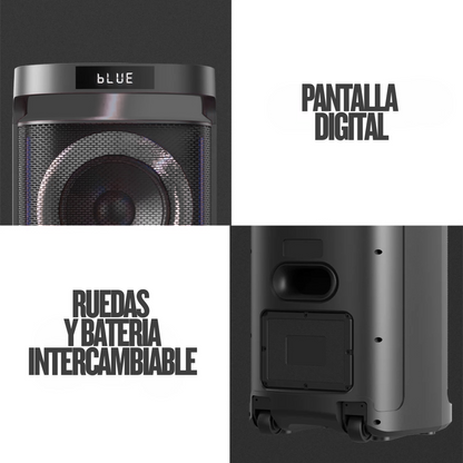 Emperador® - Parlante Bluetooth 8" * 2 LIDIMI S908AC