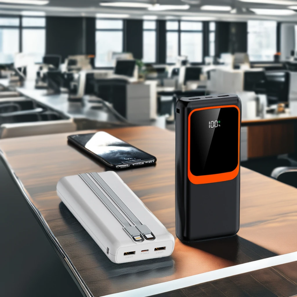 Cargador IRM Pro 11 20.000mAh Capacidad 22.5W Cables Integrados Pantalla Digital