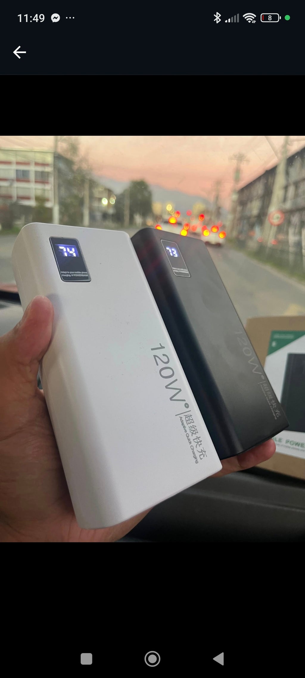 Cargador Portátil 120W 30.000mAh capacidad carga Super Rápida Power Delivery