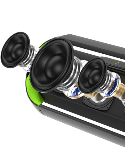 Parlante Bluetooth EWTTO P466B Depredador 120W RMS IPX5