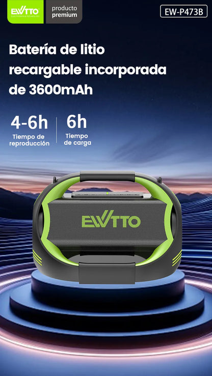 Parlante Bluetooth EWTTO Alien P473B